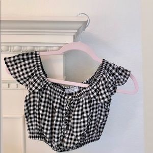 FLYNN SKYE Crop Top with buttons